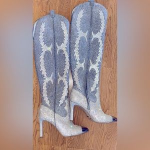 Rhinestone cowboy boots